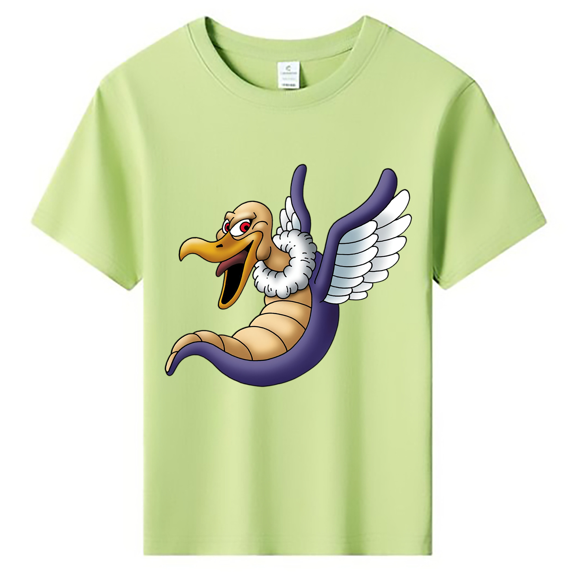 （画像用） ドラゴンクエスト Doragon Kuesuto Dragon Quest 綿100％キッズTシャツ（フロントプリント）